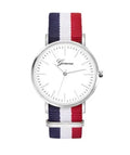 Lovers Watch Women Fashion Trend Korean Version Simple Leisure Male Students Quartz Watch Nylon Canvas Belt Hot Sale Casual Everyday Wear Gold Silver