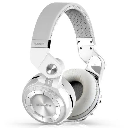 Bluedio T2 Plus wireless on-ear headphones in black, white, red, or blue colour options