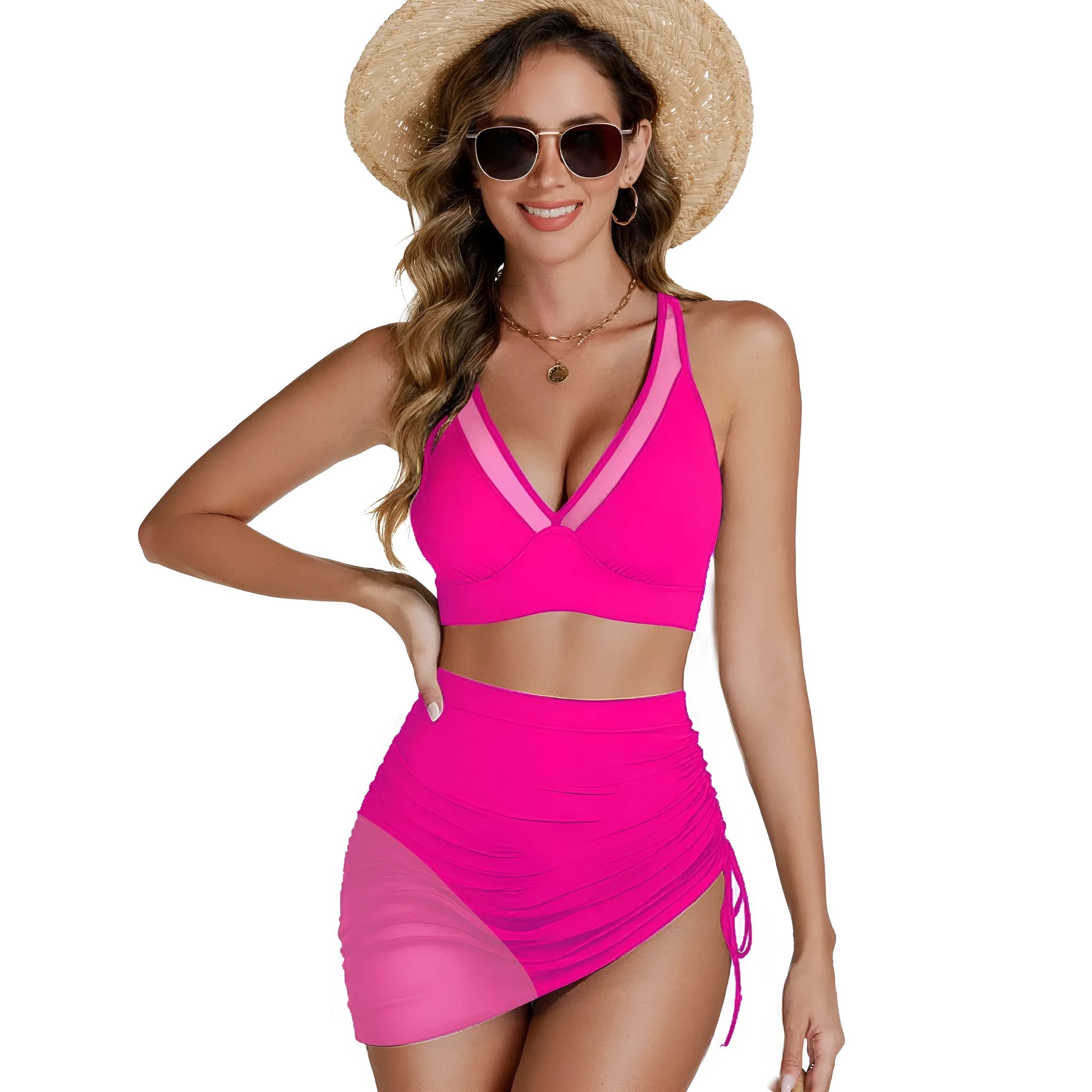 Slim fit one-piece swimsuit in black chlorine fibre, sleeveless, with a close-fitting silhouette