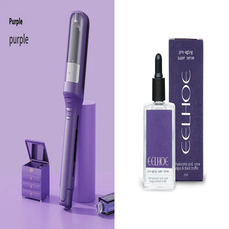 Cordless rechargeable hair ends trimmer split remover for dry damaged brittle hair in beige, black, blue, pink, purple