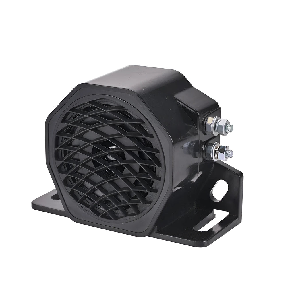 Black 12-80V reversing buzzer GQ-208A for commercial vehicle reversing safety