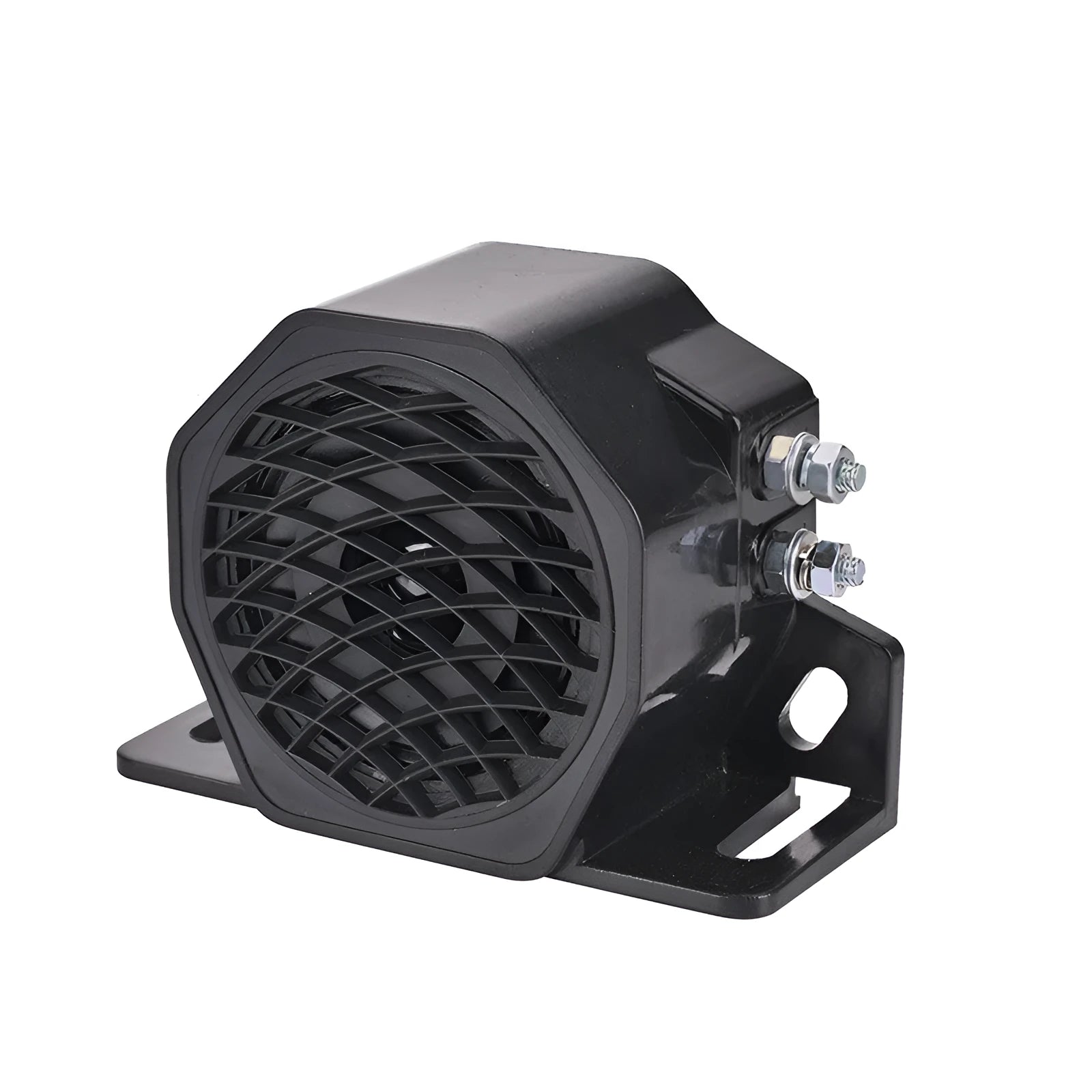 Black 12-80V reversing buzzer GQ-208A for commercial vehicle reversing safety