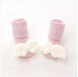 Baby socks in cotton with breathable sweat-absorbing features, available in multiple colours and XS S M sizes for infants
