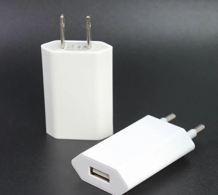 5V 2A USB wall charger with 1 metre cable for iPhone and iPad charging