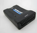 HDMI to SCART converter 1080P bidirectional with USB power for TV connectivity.