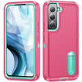 Samsung TPU PC phone case with built-in bracket, black, anti-fingerprint back cover for S24 Ultra
