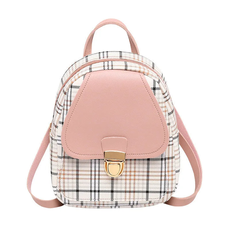 A PU phone bag shown in one of five colour options, demonstrating diagonal shoulder carry.