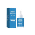 Copper peptide hair care oil in 30ml bottle for soft smooth hair strength