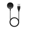 Black USB watch charger with magnetic charging cable for smartwatches measuring 34mm