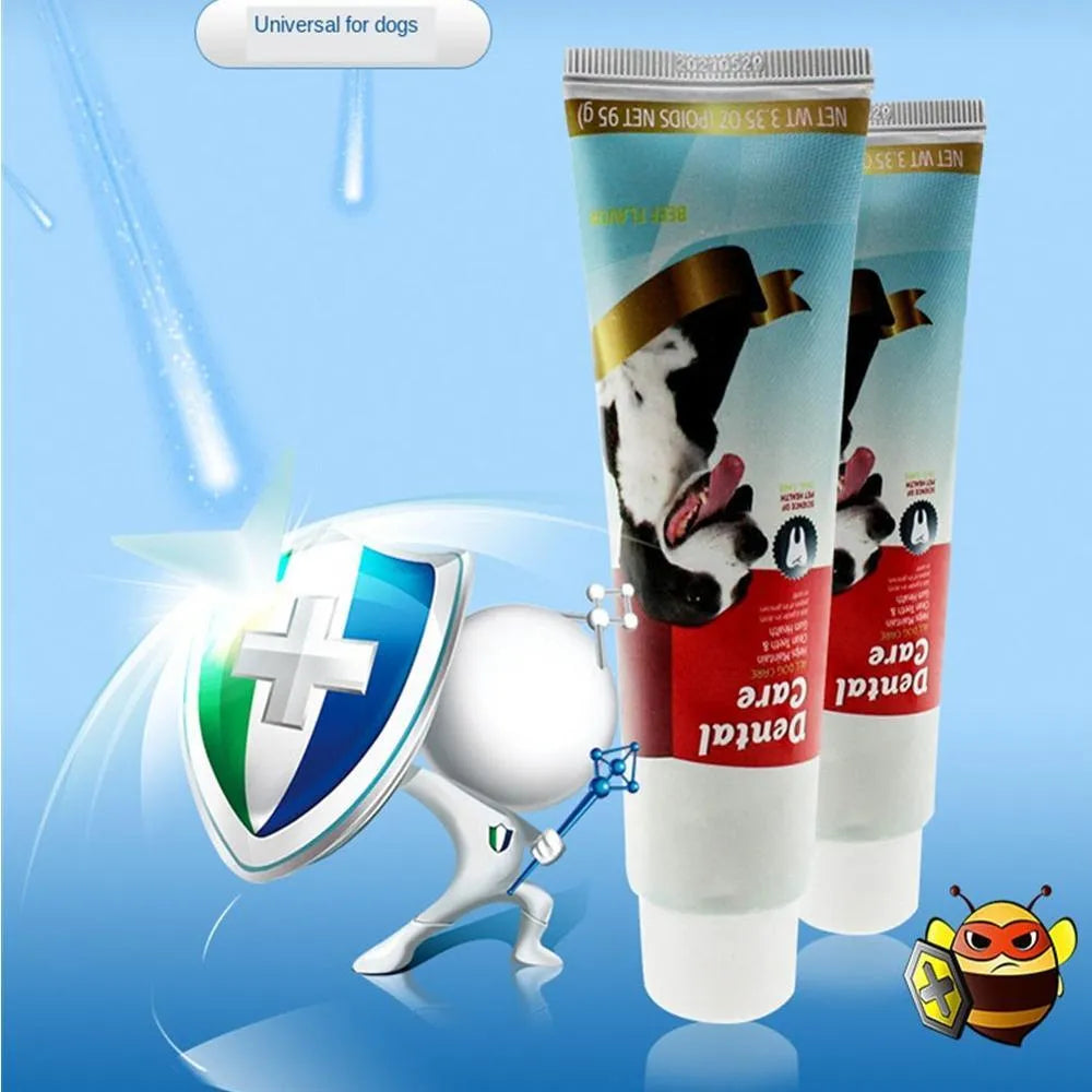 Dog clean toothpaste 95g tube for canine oral hygiene