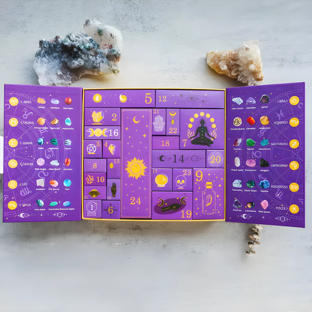 Crystal Halloween Countdown Gift Box paper construction 33.5cm by 30.5cm dimensions