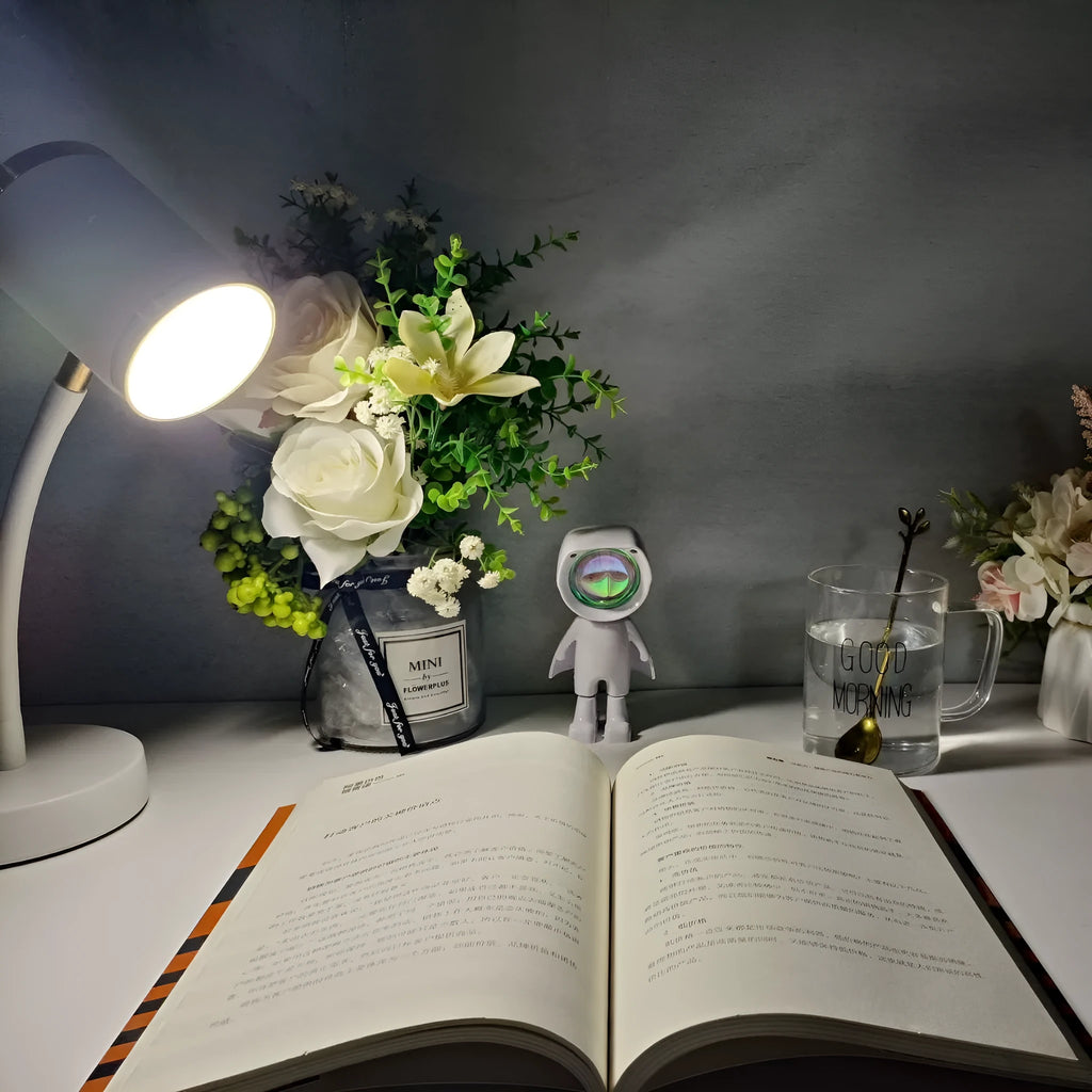 Black and white double-headed photography atmosphere lamp for live streaming studio lighting