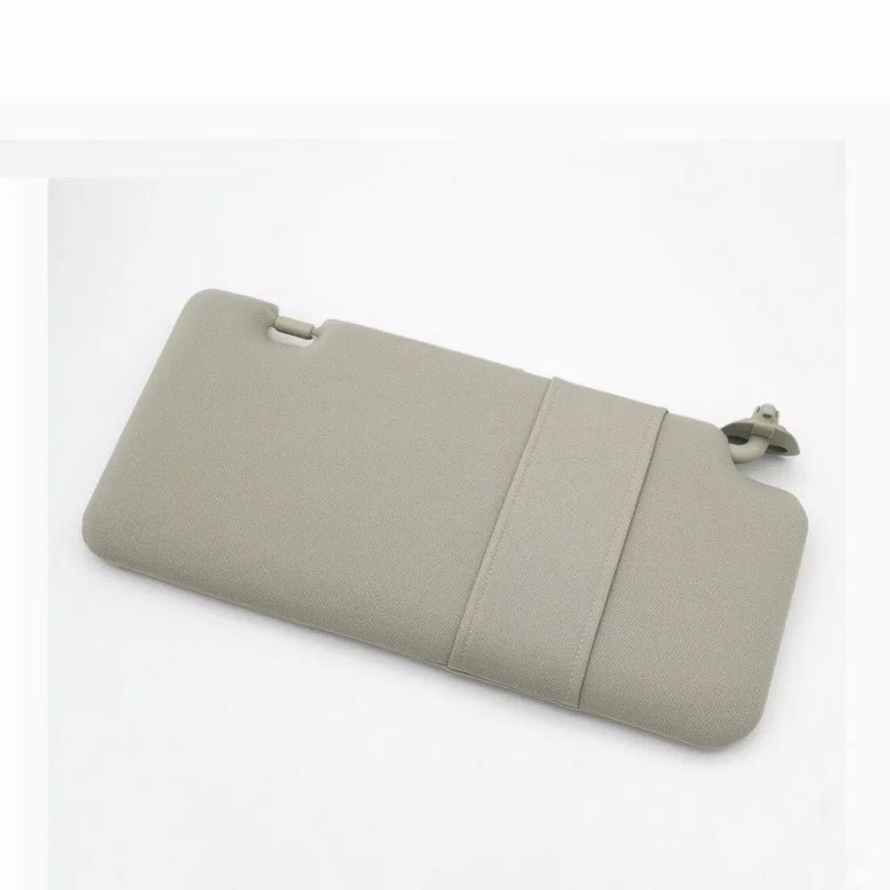 Beige Nissan Lida sun visor set with cosmetic mirror for 2005-2012 models