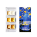 Boxed set of solid watercolour pigment blocks in pearl, starlight or gem colour options