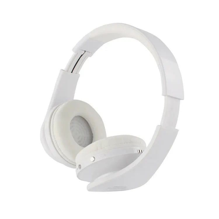 NX-8252 Bluetooth headset wireless stereo headphones foldable design with microphone in black