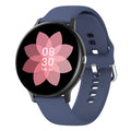Smart bracelet with touchscreen display showing heart rate, worn on wrist with black TPU strap.
