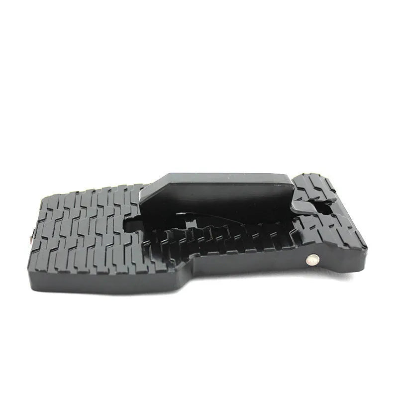 Foldable aluminium alloy car door step ladder auxiliary pedal for roof access and luggage loading