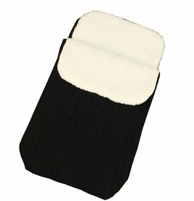 Winter baby stroller sleeping bag with lamb cashmere lining and cotton wool filling in envelope design