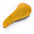 Massage comb anti-static hair brush for all hair types, 14.5cm, in purple