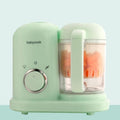 Baby food processor and steamer blender in green or pink with 10-litre capacity