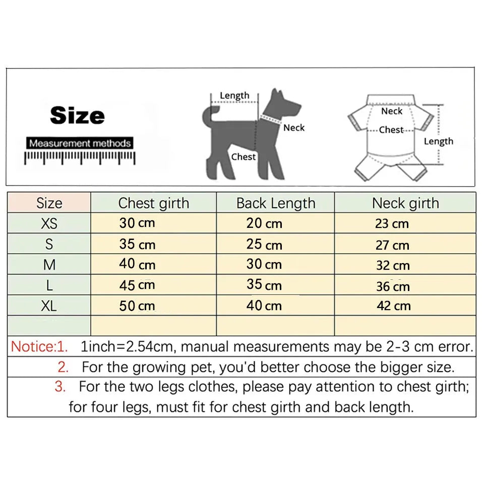Fleece dog and cat coat for winter, available in sizes XS to XXL, shown as a costume and hoodie.