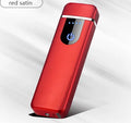 Brushed metal lighter in gold, red, blue, silver, or black for promotional business gifts