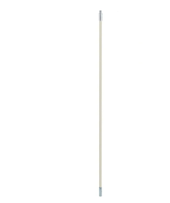 Flexible 600mm long dryer vent and chimney cleaning brush with nylon bristles on a bendable rod
