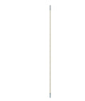 Flexible 600mm long dryer vent and chimney cleaning brush with nylon bristles on a bendable rod