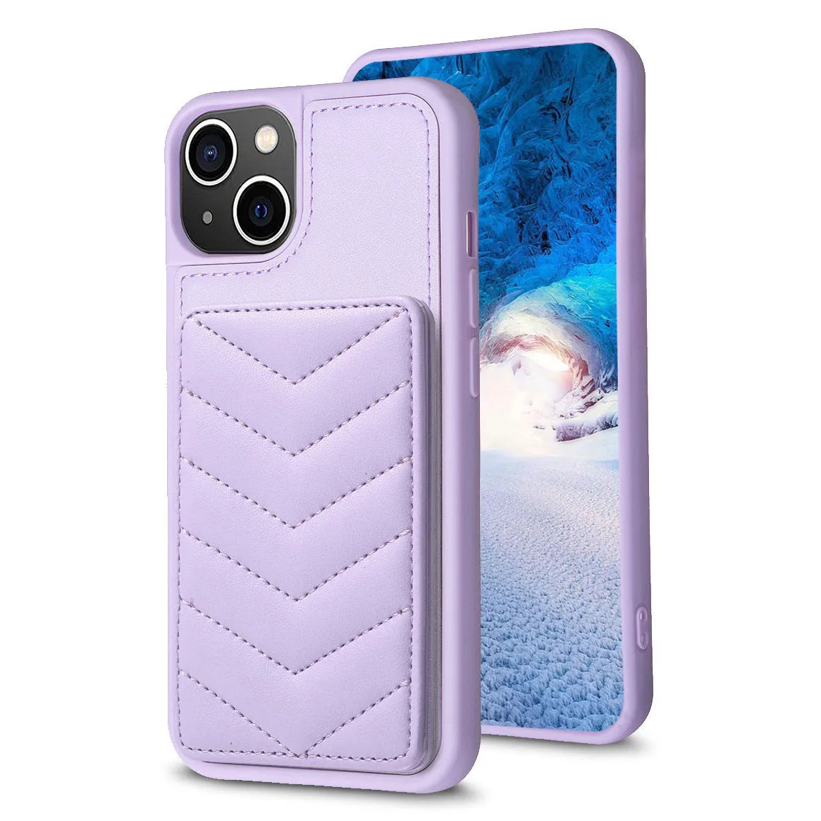 Flip PU leather shoulder crossbody phone case for Apple iPhone in black