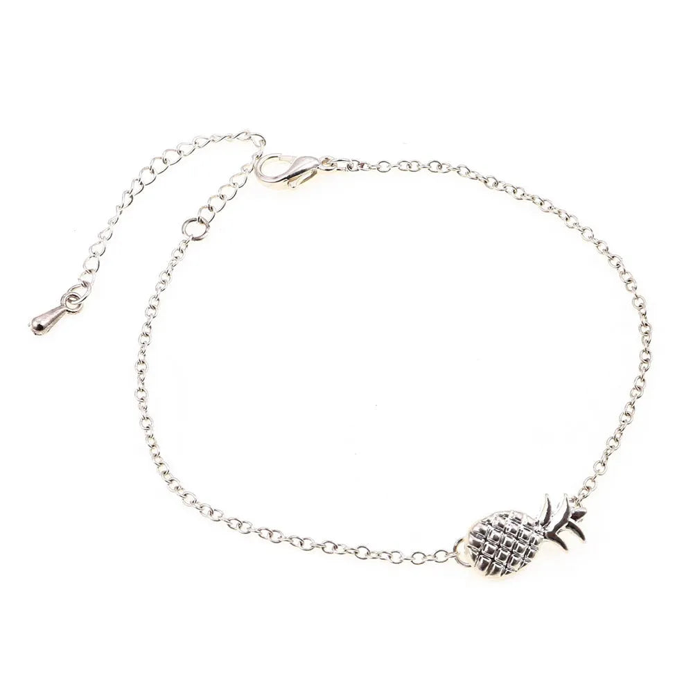 Women's alloy bracelet with a pineapple charm in B178 gold or silver colour from the XINGX series.