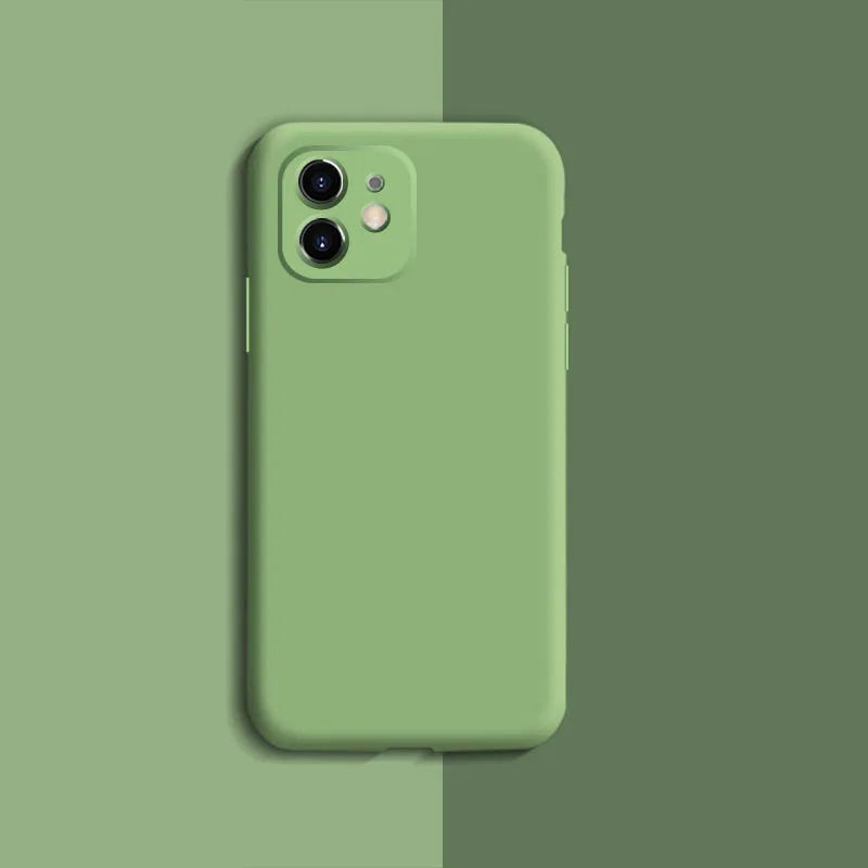 Silicone phone case for iPhone 11 Pro Max in various solid colours