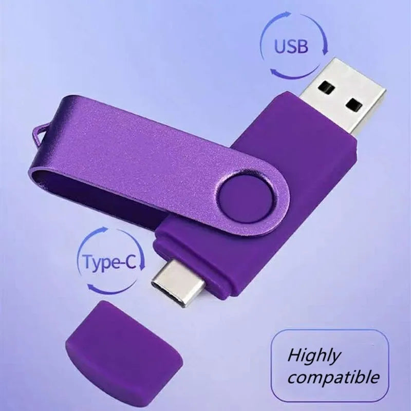 Computer dual-use USB flash drive with matte aluminium alloy casing, USB 2.0, in Extreme Black