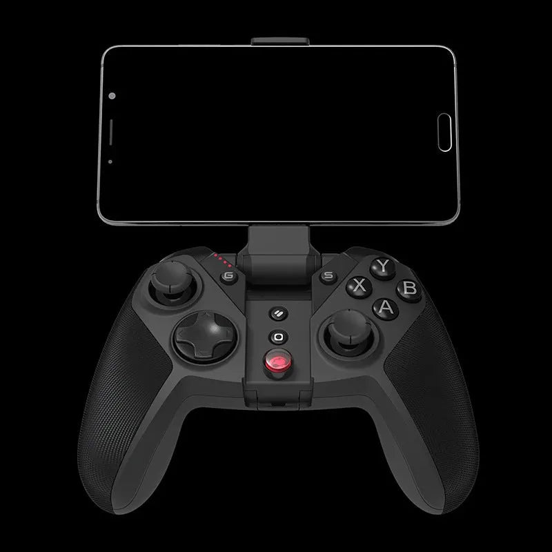 Black Gaishi wireless game controller with a textured chicken eggshell grip pattern on the handles.