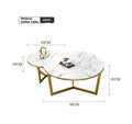 Light luxury Nordic coffee table set in simple style for sales office negotiation room