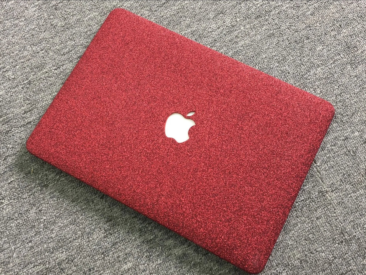 MacBook protective case in Rose Gold, compatible with Apple models, PC plastic and imitation leather, Plane and Hollow out styles.