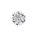 Round moissanite stone with eight hearts and eight arrows cut in D VVS1 clarity