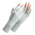 Women's thin ice silk sunscreen gloves with UPF50 UV protection in multiple colour options