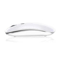 Wireless Bluetooth mouse in black or white with 1600dpi optical resolution for laptop and iPad use