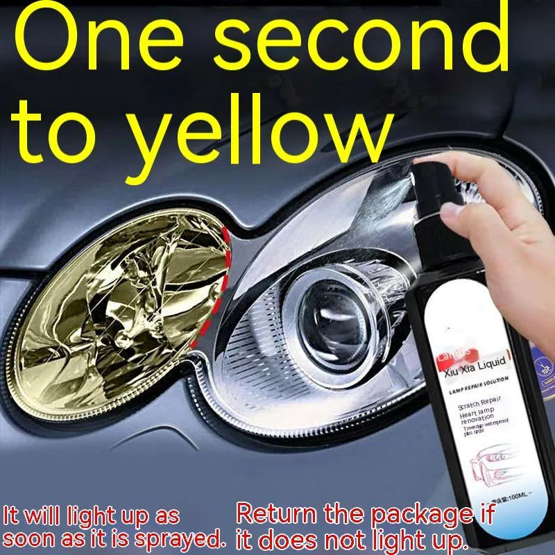 100ml bottle of car headlight renovation liquid for plastic headlight restoration