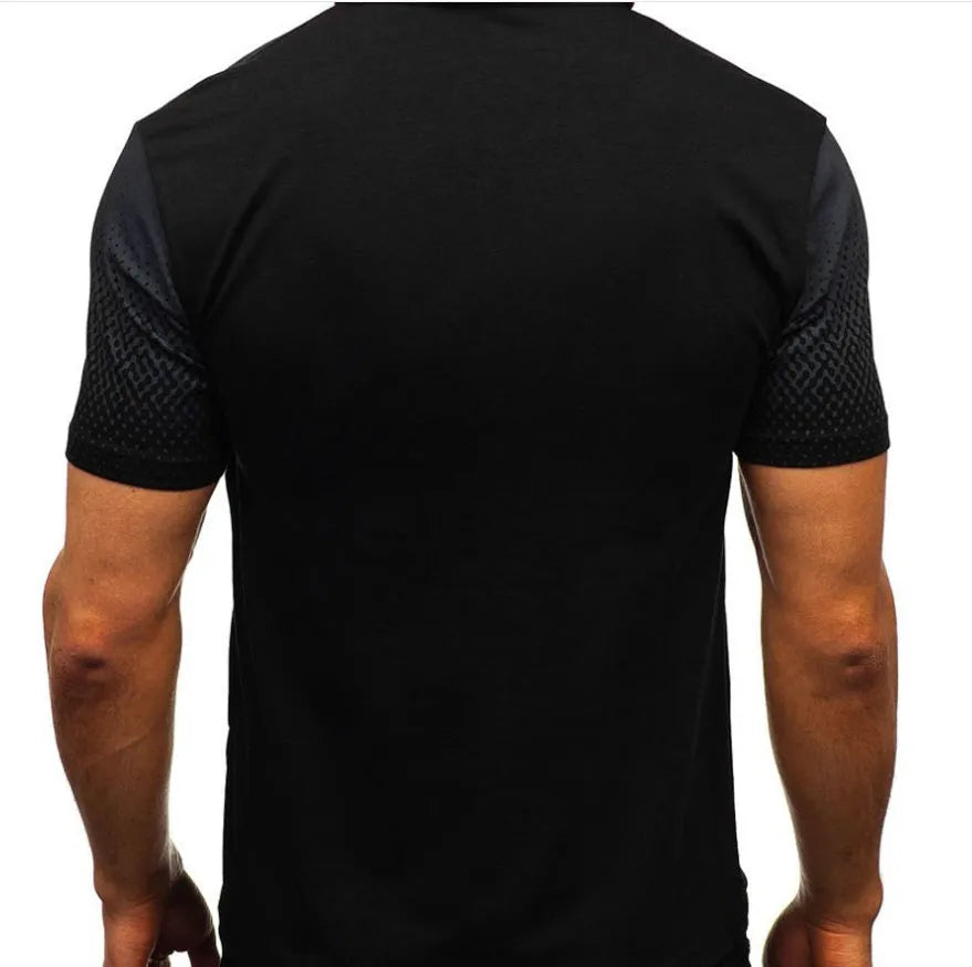 Cotton short sleeve lapel shirt with dot pattern in multiple colours for casual wear
