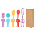 Children's baking silicone tools five-piece set with irregular shapes in modern simplicity style
