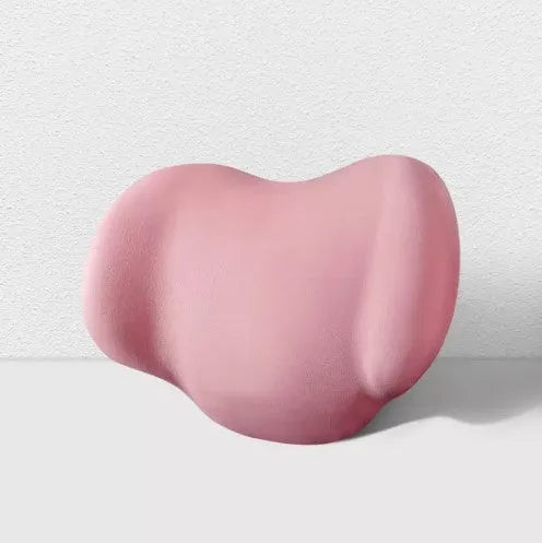 Memory cotton car cushion for headrest, back or waist support in black, green, grey or pink colours