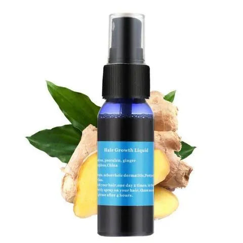 Three 30ml bottles of Lanthome hair growth spray and beard oil for alopecia and baldness