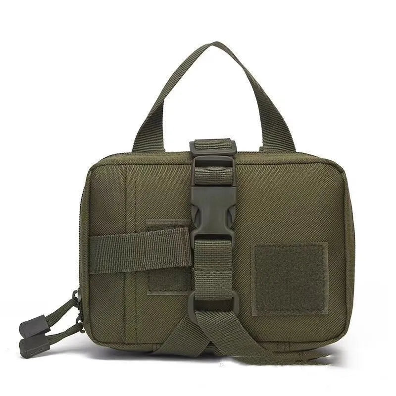Tactical dog harness and leash set in camouflage with metal buckles and five-piece kit