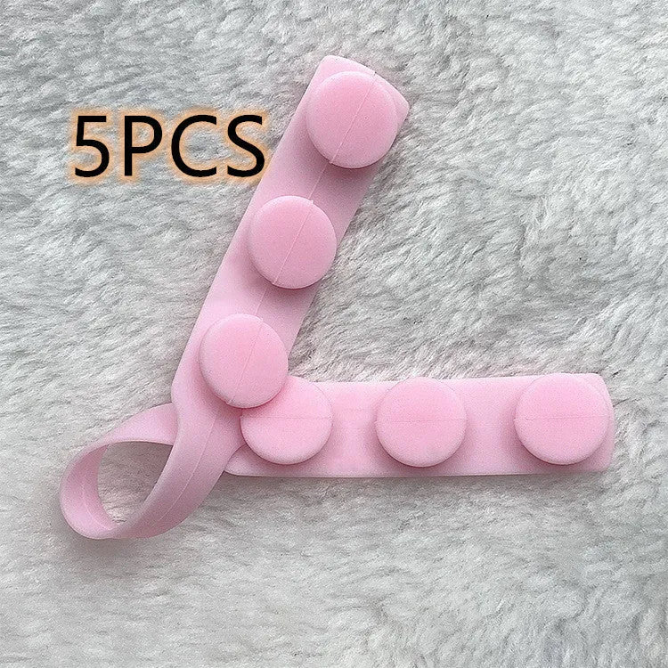 Silicone elastic cord extension strap for face masks, 1.5cm wide, in multiple colours.