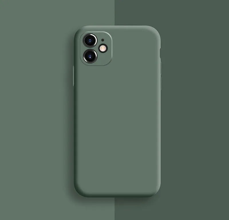 Silicone phone case for iPhone 11 Pro Max in various solid colours