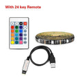 Flexible LED decorative lighting strip showing 30 beads per metre with adhesive backing