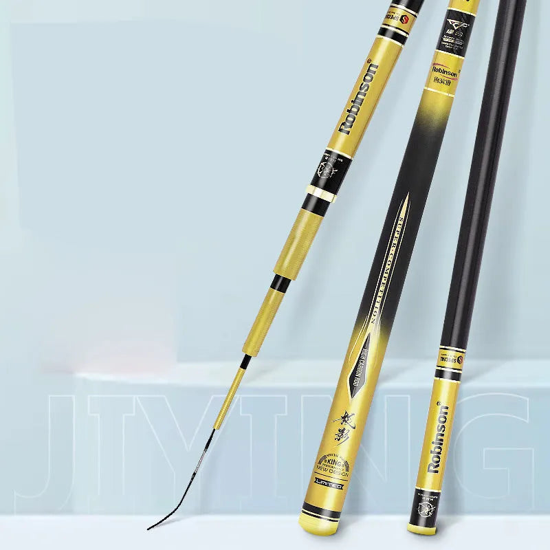 Carbon fishing rod super hard super light 28 tone with 3 sections and 111mm shrunken length