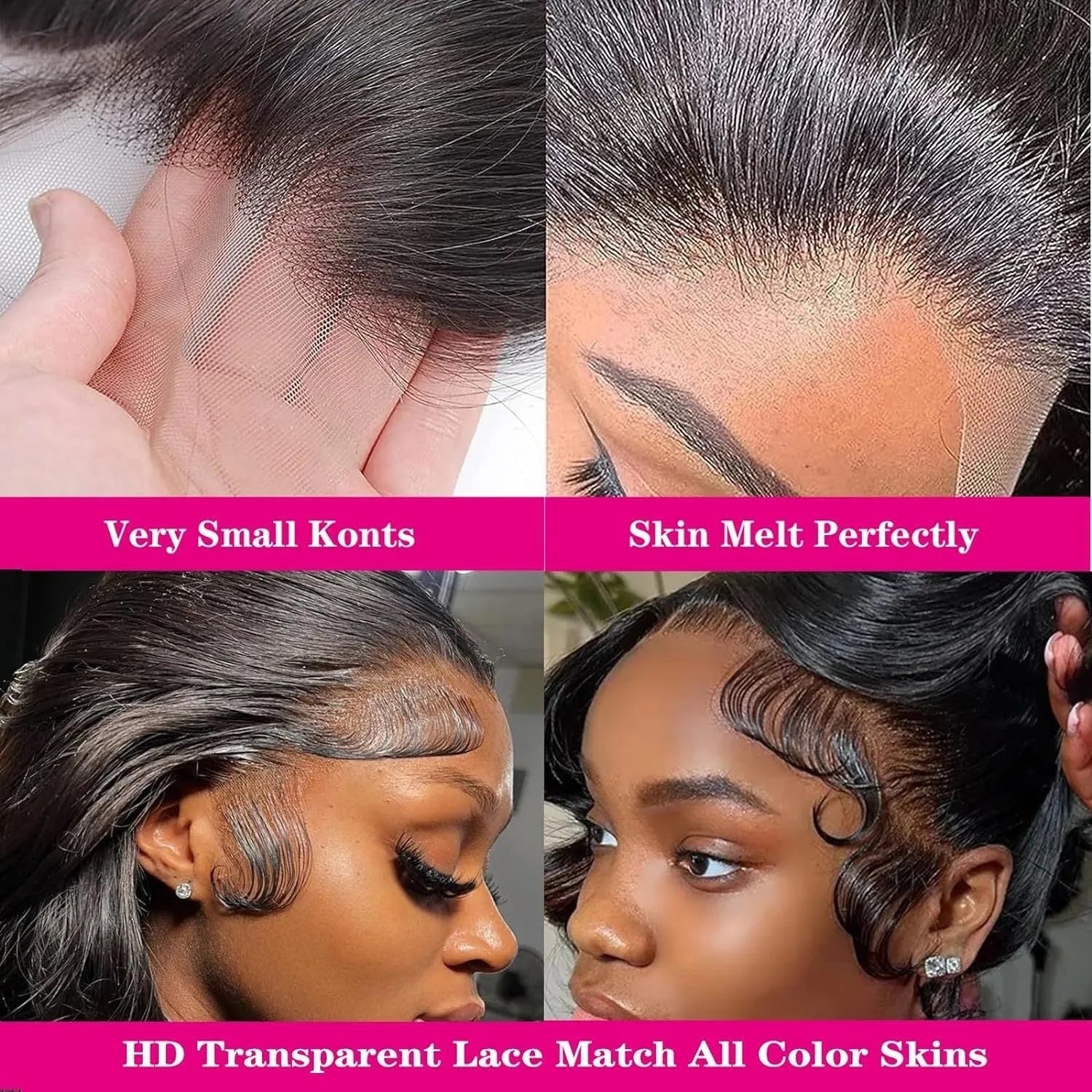 Black synthetic curly wig with 22-inch length and mesh lace cap