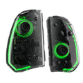Bluetooth game console handle pair with macro programming, ALPS joystick and metal ring, ABS and copper, 110mm x 66mm x 55mm